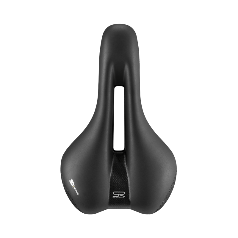 Selle Royal Ellipse ATHLETIC Saddle: Black-2