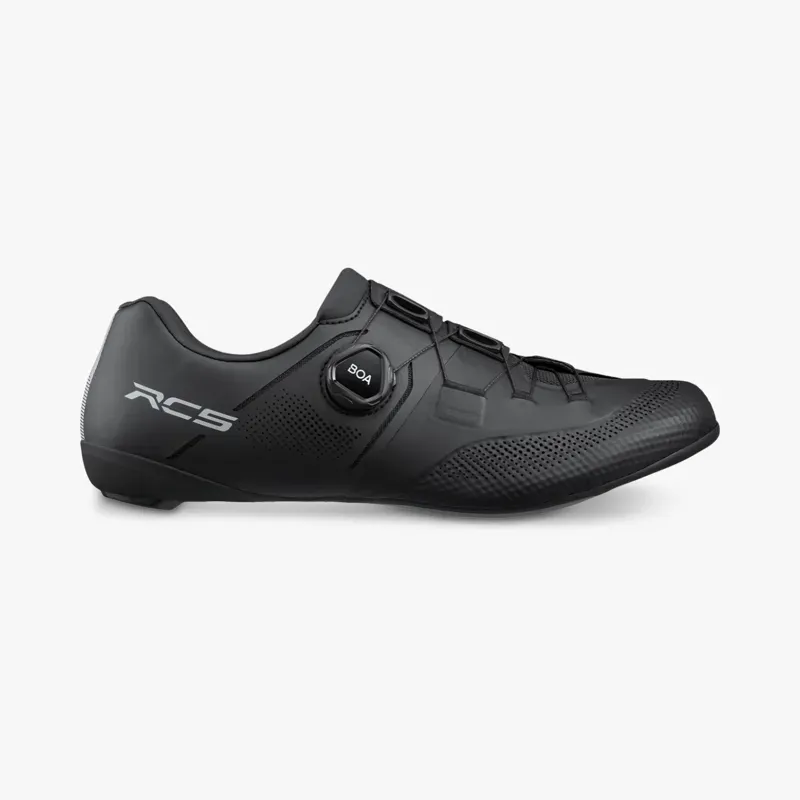Shimano SH-RC503 Wide Road Cycling Shoes in Black