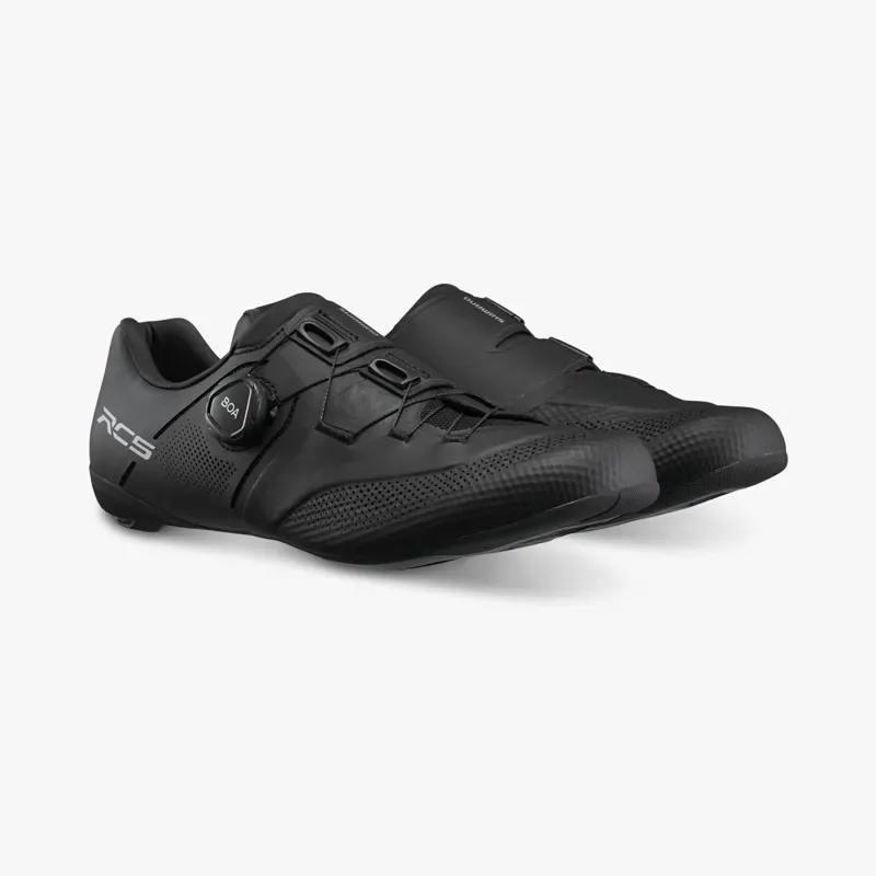 Shimano SH-RC503 Wide Road Cycling Shoes in Black-1