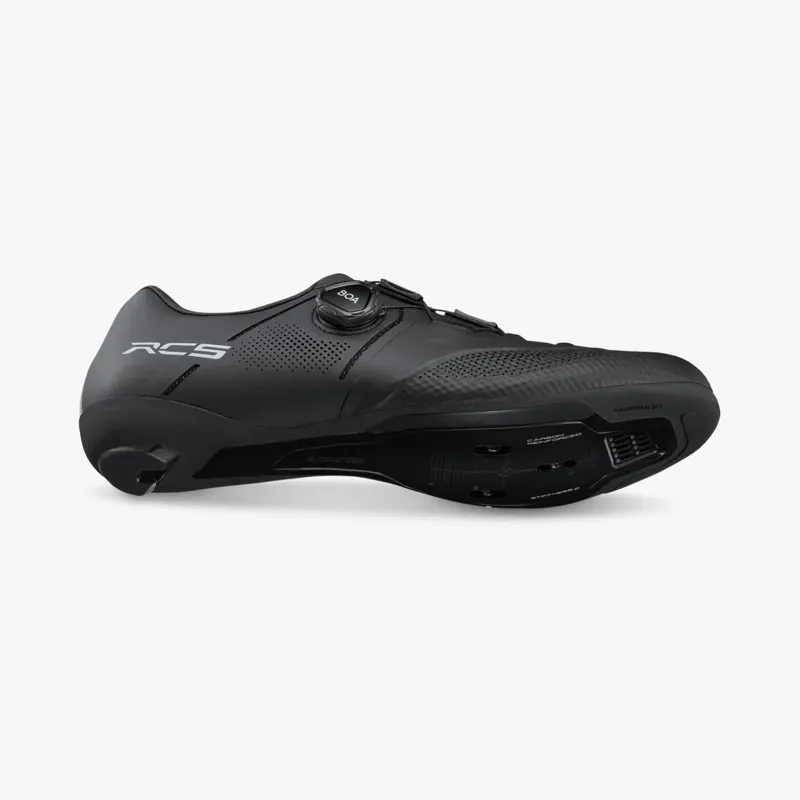 Shimano SH-RC503 Wide Road Cycling Shoes in Black-5