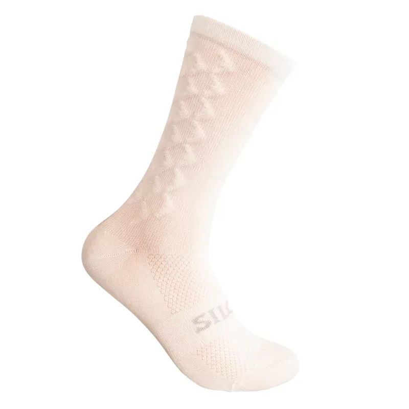 Silca Aero Tall Sock in White