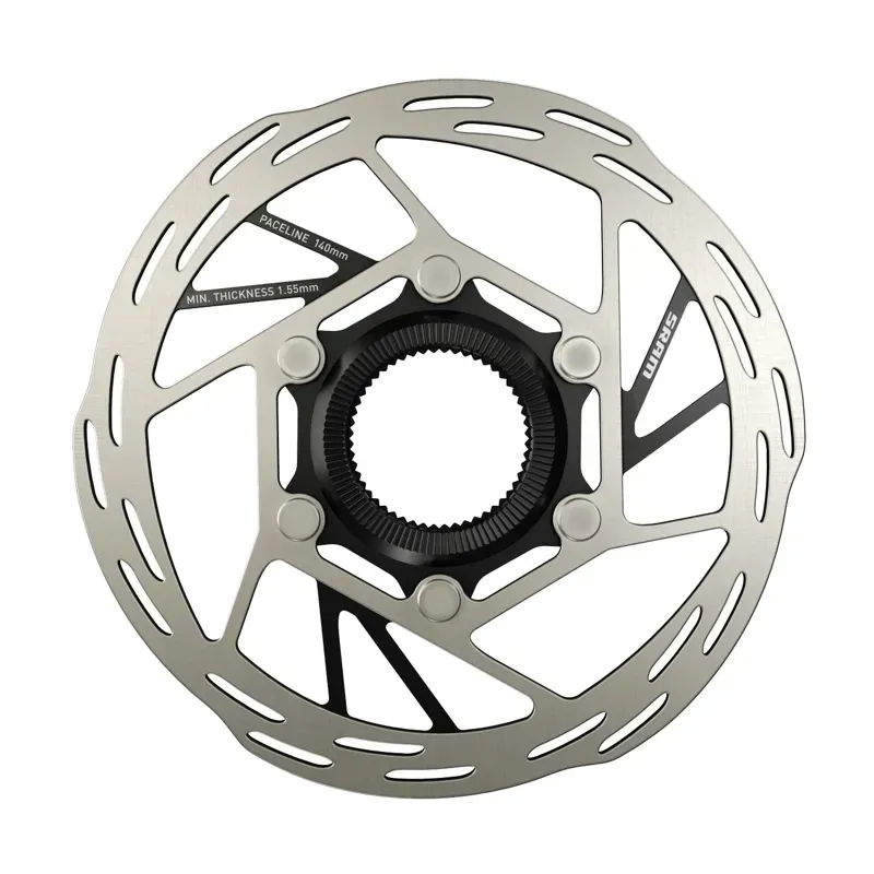 SRAM Paceline Disc Brake Rotor - 160mm 6-Bolt Silver/Black-2