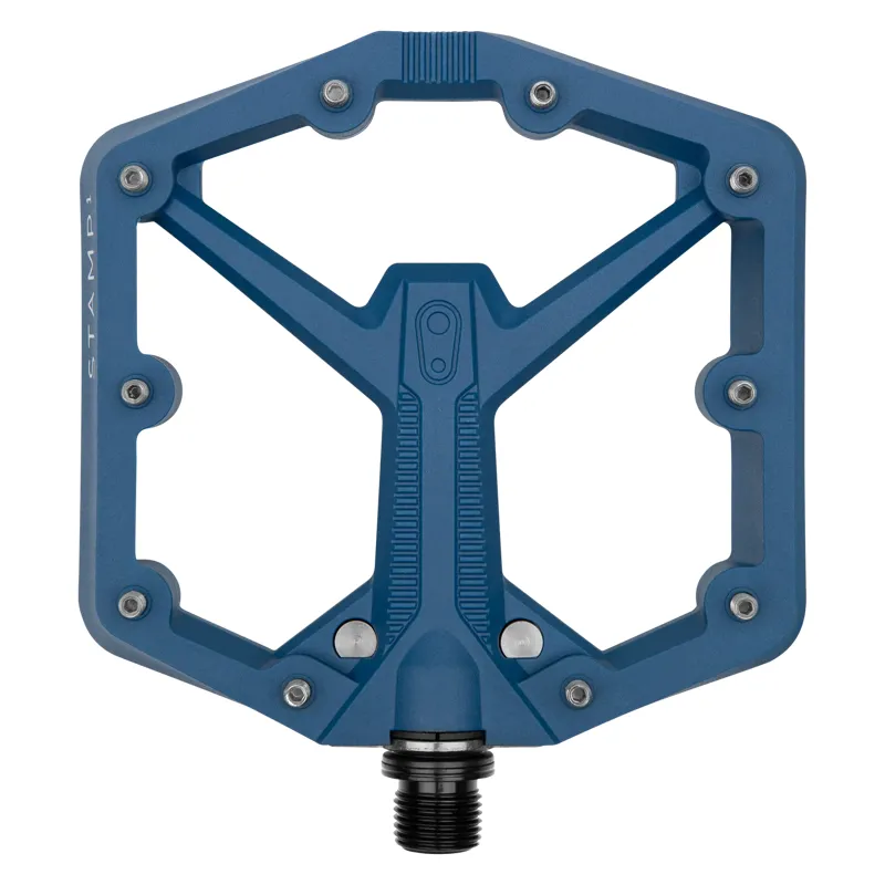 Crank Brothers Stamp 1 Gen 2 Pedals - Composite 9/16 Navy Large