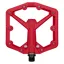 CrankBrothers Stamp 1 V2 Pedals: Red - Size LG 
