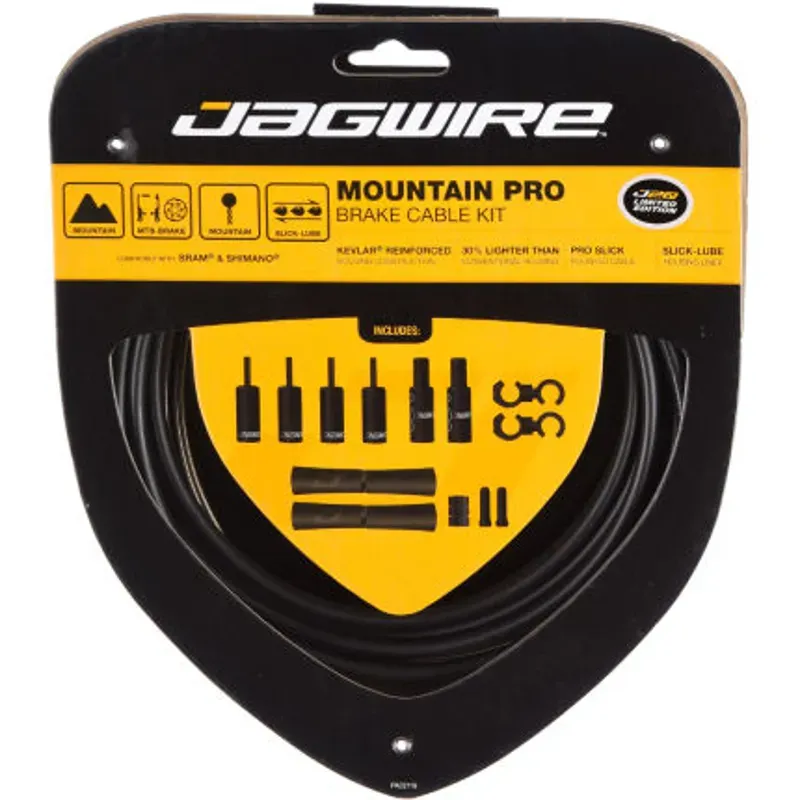Jagwire Pro Brake Cable Kit Mountain SRAM/Shimano Black