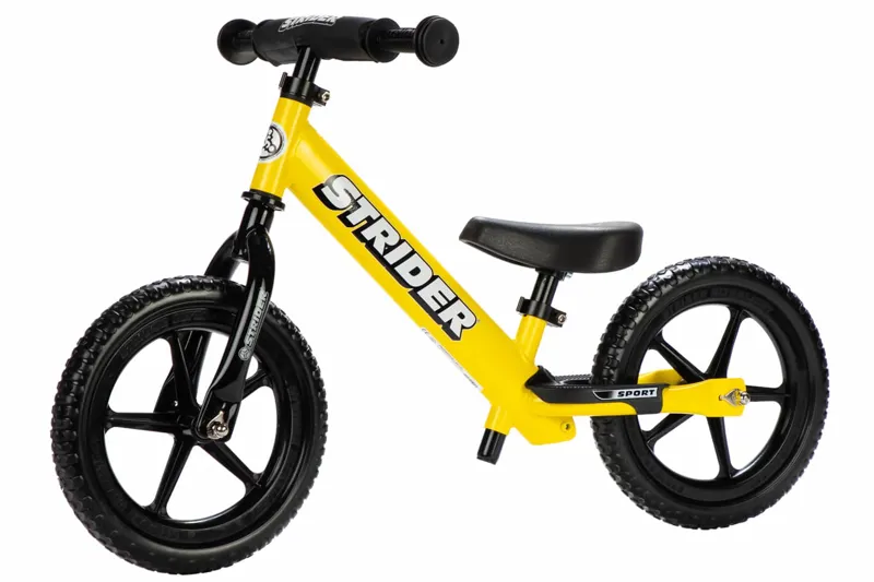 Strider 12 Sport Balance Bike in Yellow