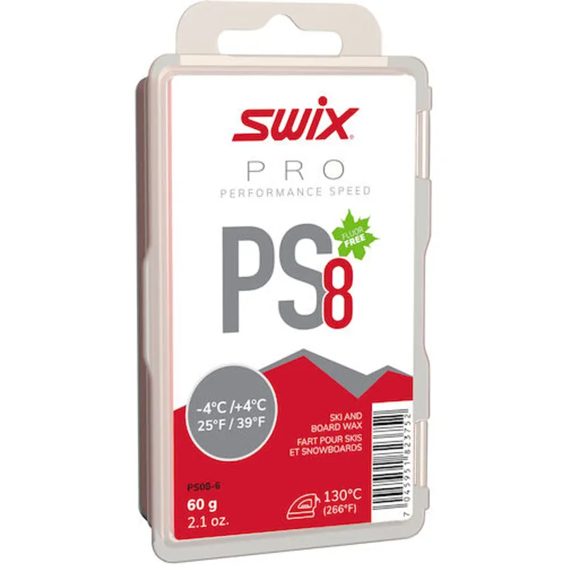 Swix PRO Performance Speed 8 Wax Red -4C/4C 60g