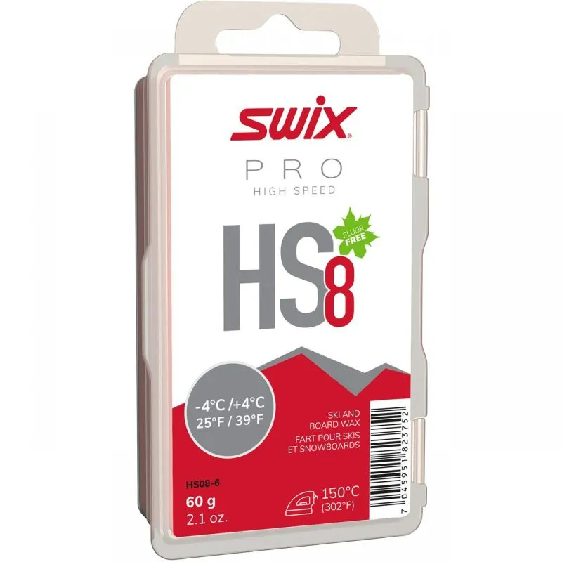 Swix PRO High Speed 8 Wax Red -4C/4C 60g