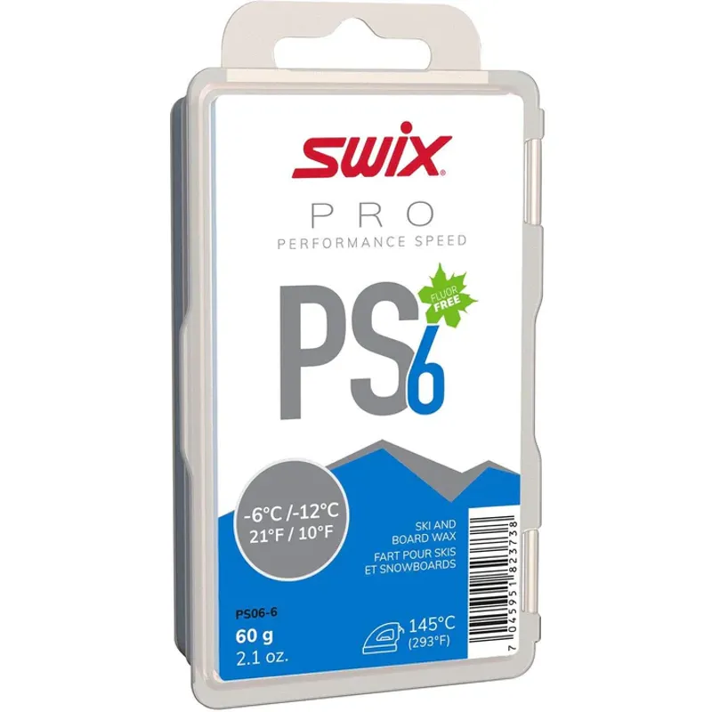 Swix PRO Performance Speed 6 Wax Blue  -6C/-12C 60g