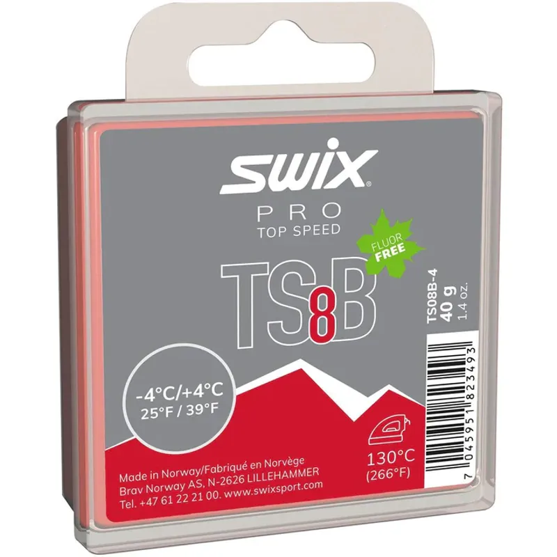 Swix PRO Top Speed 8 Black Wax -4 C/4C 40g