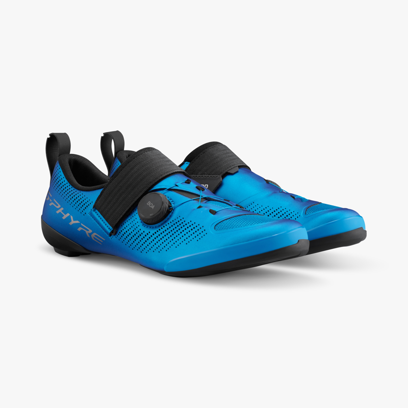 Shimano S-Phyre SH-TR903 Triathlon Cycling Shoes in Blue-1