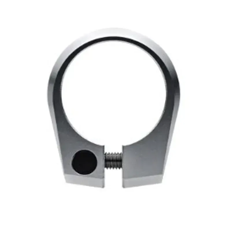 Title Bolt-on 34.9mm Seatpost Clamp in Chrome