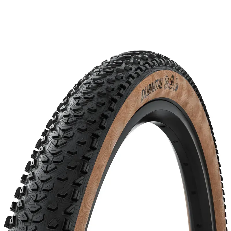 Continental Dubnital Grip Fld. 29x2.40-inch Trail Tire in Black/Trans