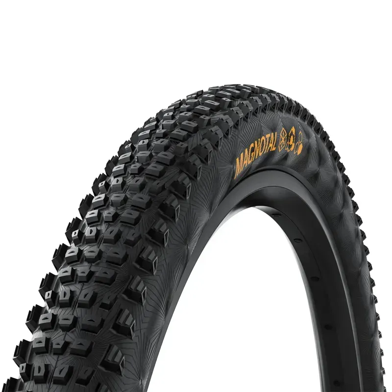 Continental Magnotal Tire - 27.5 X 2.40 Tubeless Folding Black Grip Trail Casing E25 Black 27.5 x 2.40