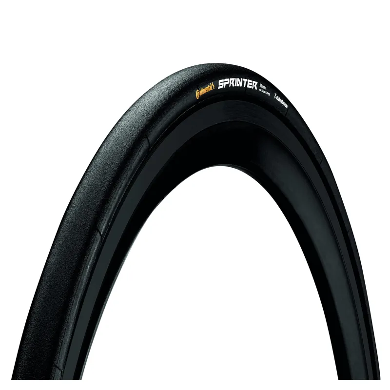 Continental Sprinter Tubular Tire - 700 X 25 Tubular Folding Black 180tpi Black 700 x 25