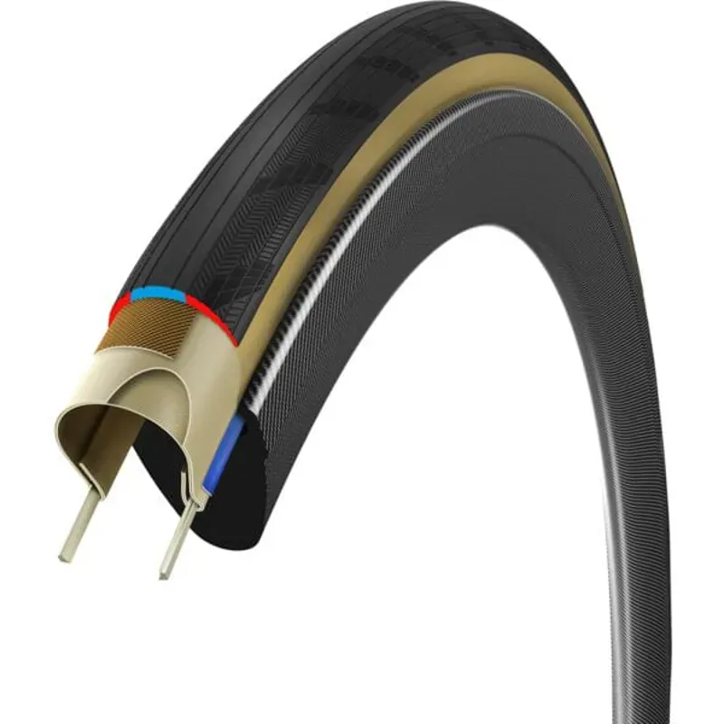 Vittoria Corsa Pro Control Tire - 700 x 28 Tubeless Folding Black/Cotton Tan Race Graphene G2.0-2
