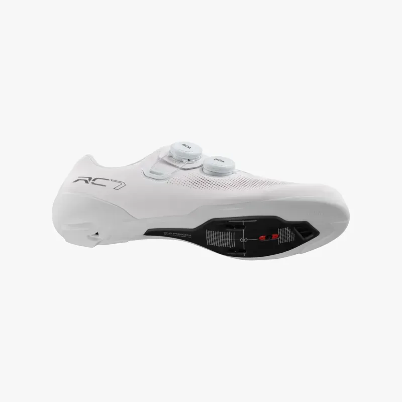 Shimano SH-RC703 Race-Ready Performance Women's Road Shoes in White-4