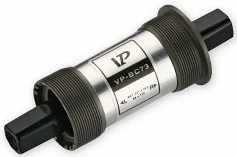 VP Components BC73 68x1-inch Cartridge Bearing SQT BB in Black