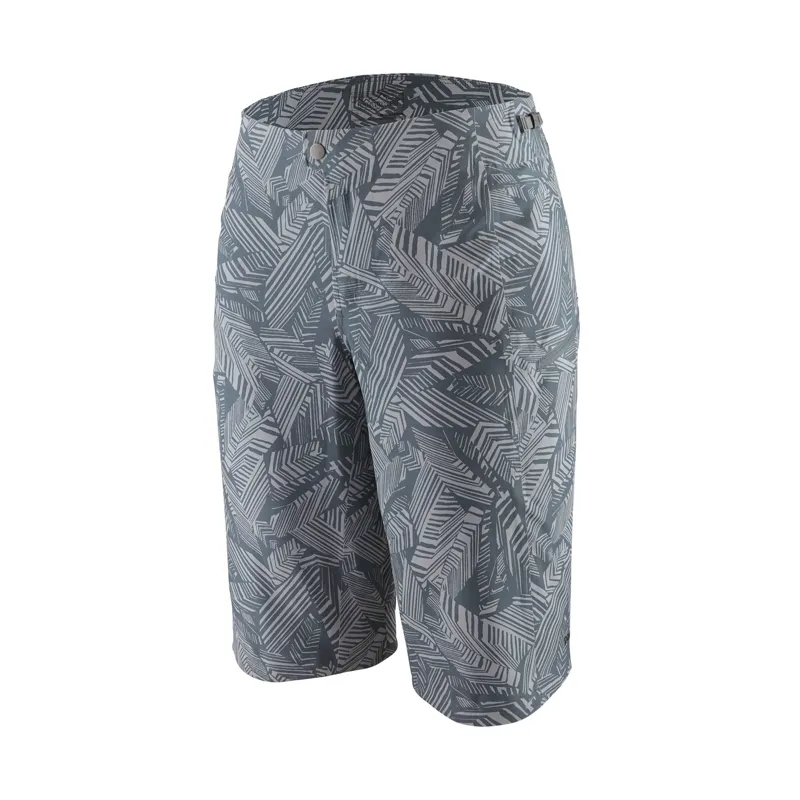 Patagonia Women's Dirt Roamer Bike Shorts in Kelp Ka-Pow: Plume Gray