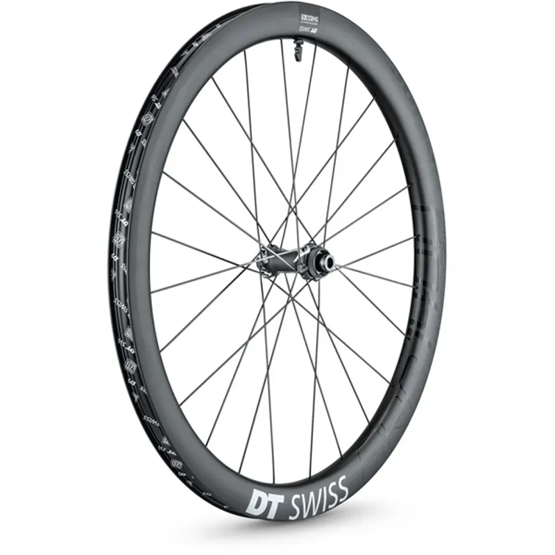 DT Swiss GRC1400 700c 12x100mm CL Front Wheel in Black