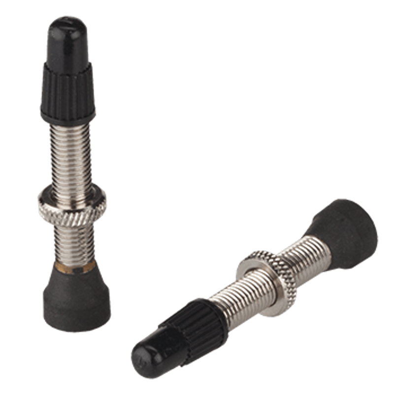 Whisky Parts Co. No. 9 80mm Alloy Tubeless Valves in Black