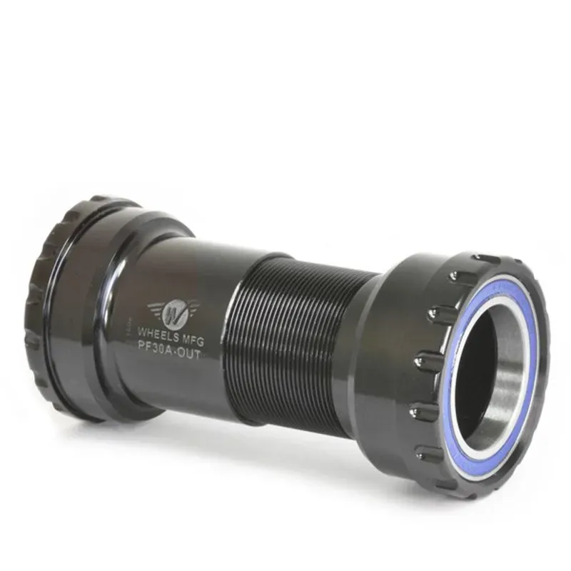 Wheels Manufacturing PF30A Frame to GXP Spindle Outboard Thread Together Bottom Bracket Black