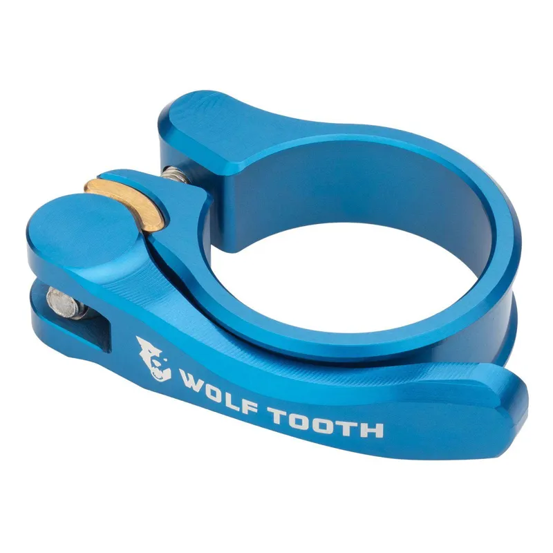 Wolf Tooth Components Quick Release Seatpost Clamp - 31.8mm Blue