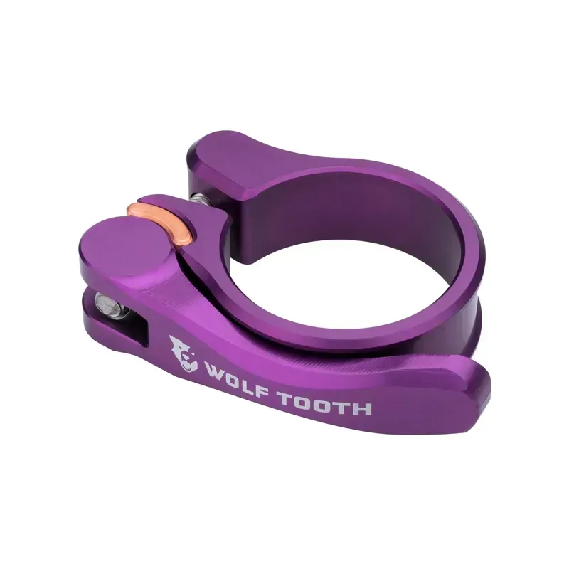 Wolf Tooth Components Seatpost Clamp - 34.9 - Ultraviolet Purple