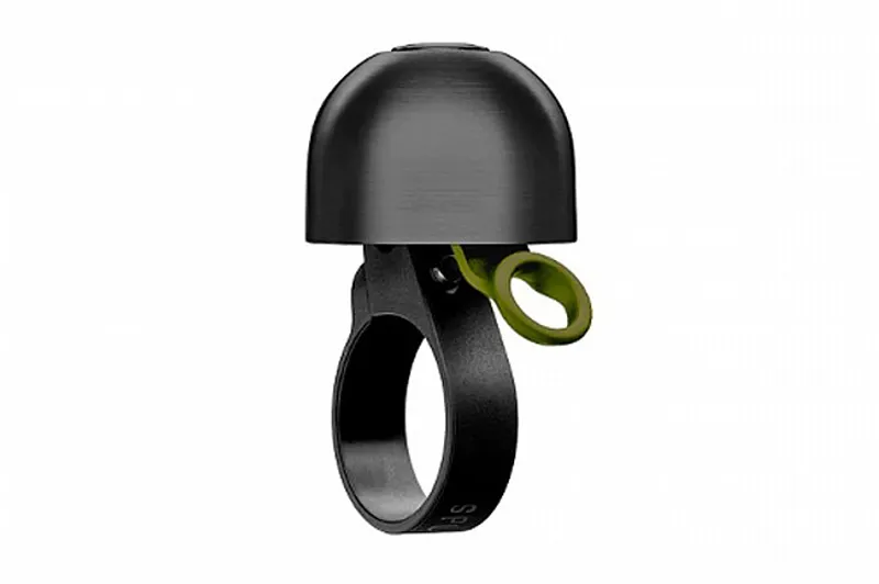 Spurcycle Compact Bell: Black + Moss Green