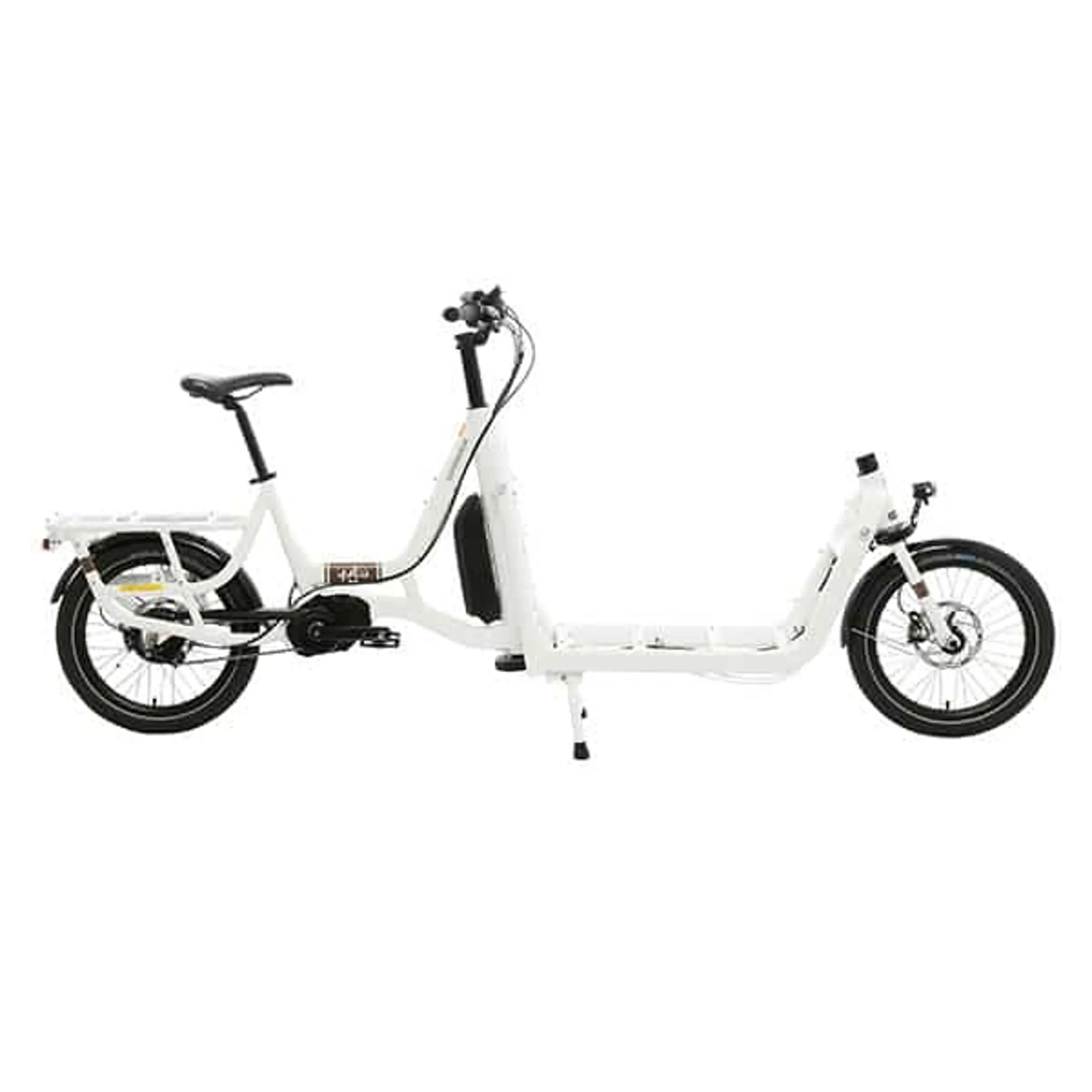 Yuba Supermarche Electric Front Cargo Bike White